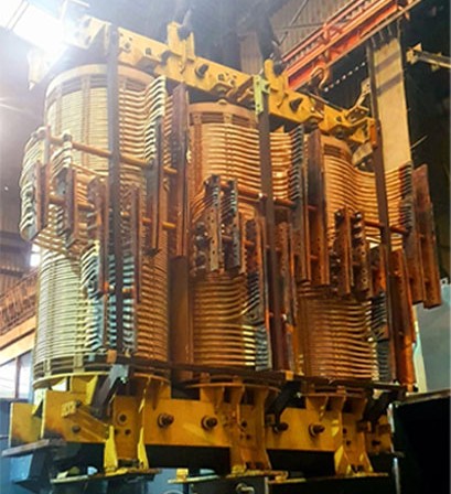 Core Coil Assembly Of Submerged Arc Furnace Transformer